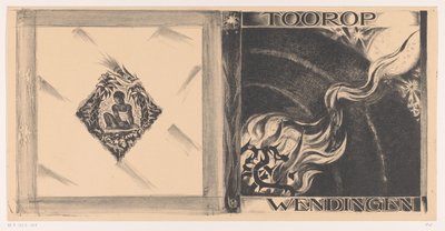 Omslagontwerp voor: Wendingen, Tooropnummer, 1928 door Richard Nicolaüs Roland Holst