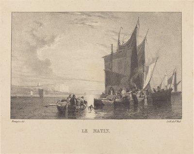 De ochtend door Richard Parkes Bonington