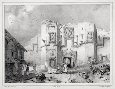 Oude poort bij Stirling, 1826 door Richard Parkes Bonington