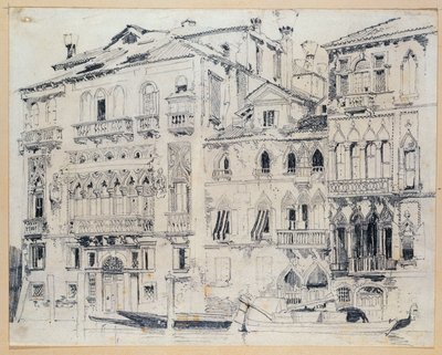 Het Grote Kanaal, Venetië, c.1826 door Richard Parkes Bonington