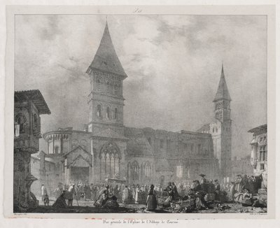 Pittoreske en romantische reizen in het oude Frankrijk, Franche-Comté..., 1825 door Richard Parkes Bonington