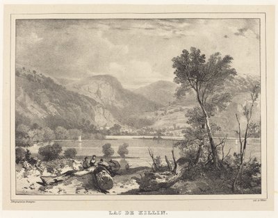 Meer van Killin door Richard Parkes Bonington after Francois Alexandre Pernot