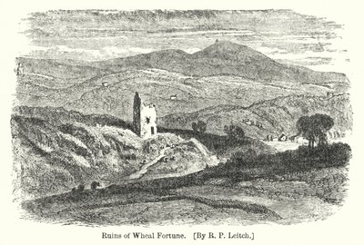 Ruïnes van Wheal Fortune door Richard Principal (after) Leitch