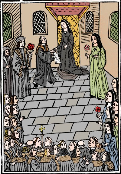 Huwelijksverdrag tussen Karel V en prinses Mary Tudor, ca. 1508 door Richard Pynson