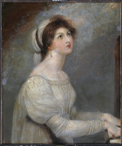 Lady Hamilton als Heilige Cecilia door Richard Westall