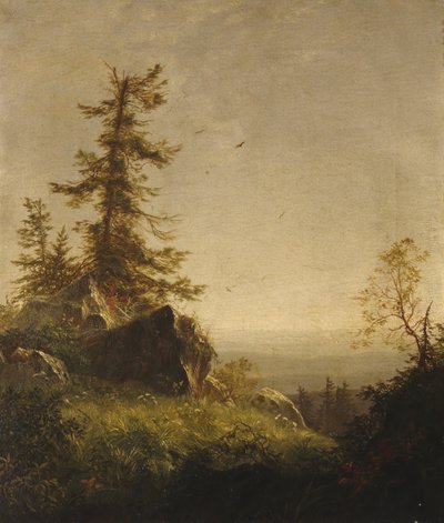 Ochtend op de berg door Richard William Hubbard