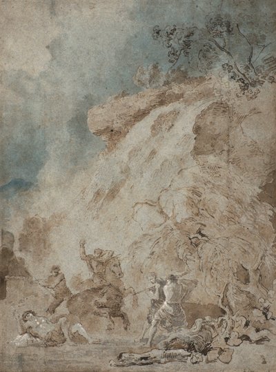 Meleager en Atalanta, c.1770 door Richard Wilson