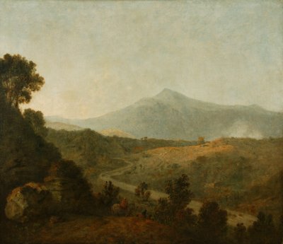 Vallei van de Mawddach met Cader Idris daarachter door Richard Wilson