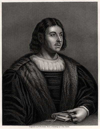 Giovanni Boccaccio, Italiaanse auteur en dichter, 19e eeuw door Richard Woodman