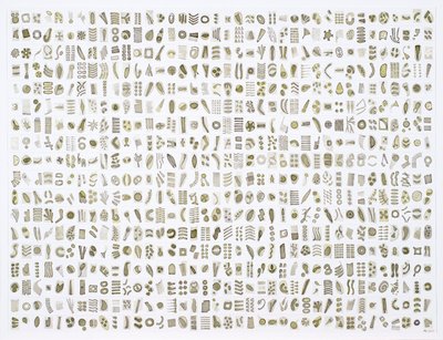 Micrarium No.10 , 2017 (inkt op papier) door Rika Newcombe