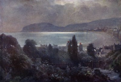 Een Nocturne, Llandudno Baai door Robert (after) Fowler