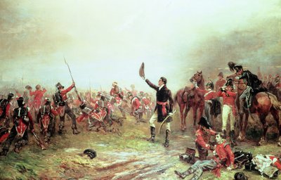 De Slag bij Waterloo, 18 juni 1815 door Robert Alexander Hillingford