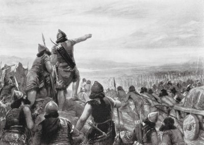 De Overval van Shamshi-Adad III naar de Kust van "de Grote Zee" door Robert Ambrose Dudley