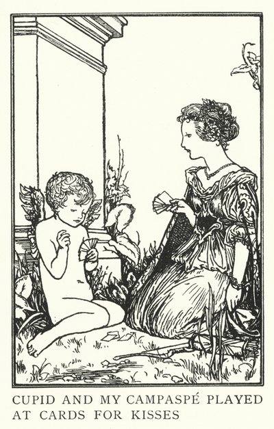 Cupid en mijn Campaspe speelden kaarten voor kussen door Robert Anning Bell