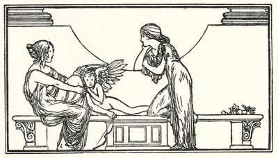 Illustratie voor Gedichten van John Keats door Robert Anning Bell