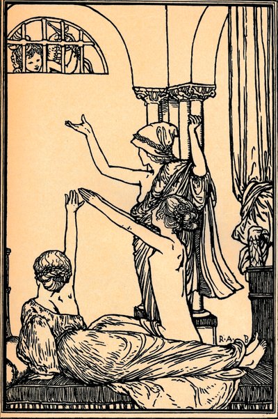 De Gevangenen, ca. 1900 door Robert Anning Bell