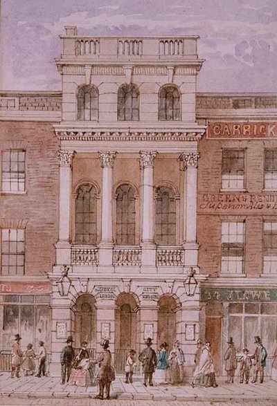 City of London Theatre, Bishopsgate door Robert Blemell (attr. to) Schnebbelie