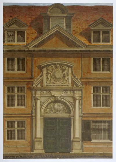 Blackwell Hall, City of London, 1819 door Robert Blemmell Schnebbelie