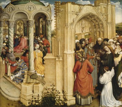 Het Huwelijk van de Maagd door Robert Campin