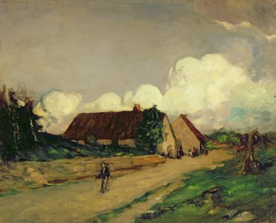 Oude boerderijen in Bretagne door Robert Cozad Henri