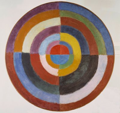 Disque Le premier disque, 1912-1913 door Robert Delaunay