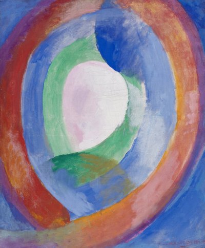 Circulaire vormen, maan nr. 1 door Robert Delaunay