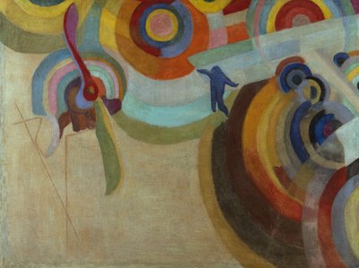 Hommage aan Bleriot Nr. 2 door Robert Delaunay