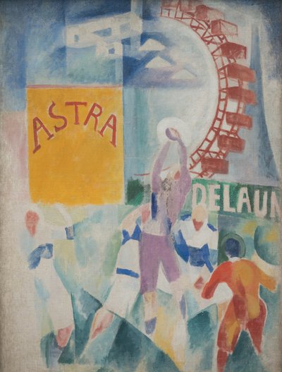 Het team van Cardiff door Robert Delaunay