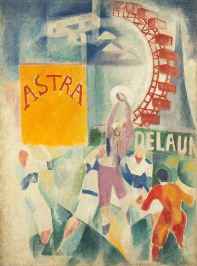 Het team van Cardiff door Robert Delaunay