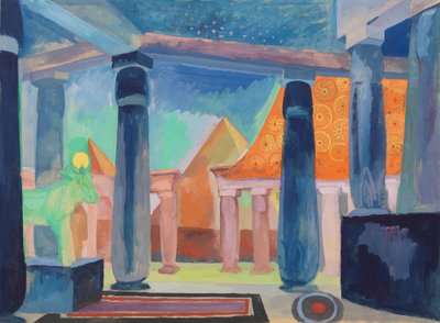 Toneelontwerp voor Cleopatra, c.1918 door Robert Delaunay