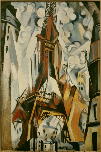De Eiffeltoren door Robert Delaunay