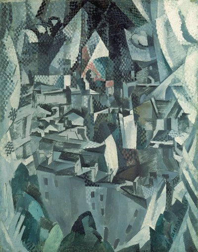 De stad nr. 2 door Robert Delaunay