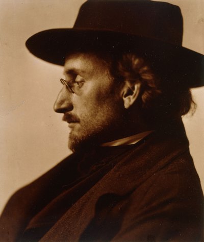 Portret van Frederick Holland Day in profiel, c.1900-1910 door Robert Demachy