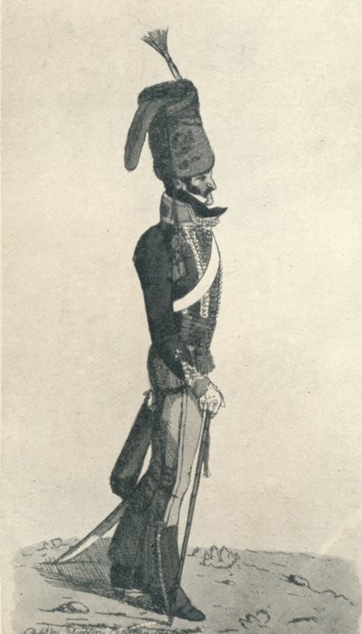 George Augustus Quentin, een officier van de 10e, of Prins van Wales