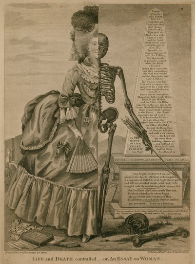 Leven en dood vergeleken - of Een essay over vrouwen door Robert Dighton