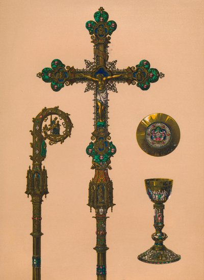 Objecten voor kerkelijk gebruik door E.C. Trioullier, Parijs, 1893 door Robert Dudley