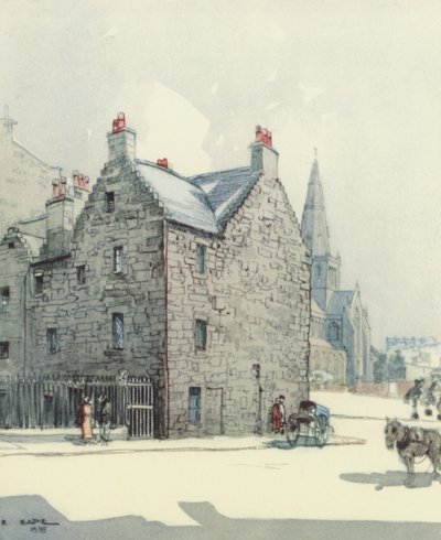 Glasgow: Provands Lordship (kleurenlitho) door Robert Eadie