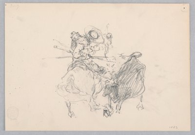 Stierengevecht, Spanje door Robert Frederick Blum