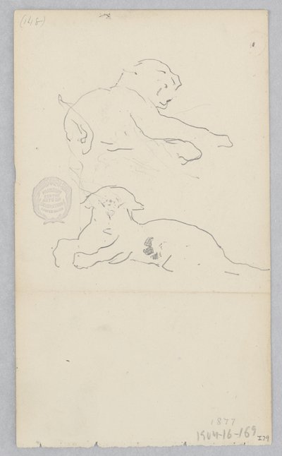 Hond door Robert Frederick Blum