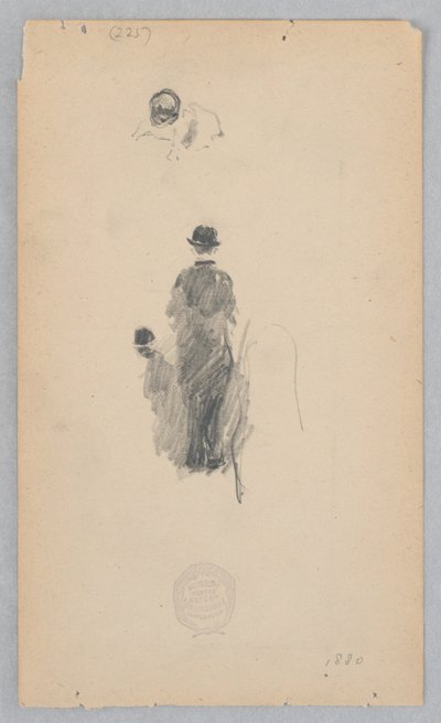 Figuren in een menigte door Robert Frederick Blum