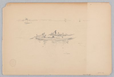 Vissersboten, Japan door Robert Frederick Blum