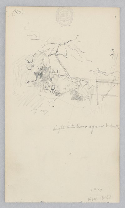 Landschap door Robert Frederick Blum