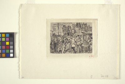 Scène Bij Een Circus door Robert Frederick Blum