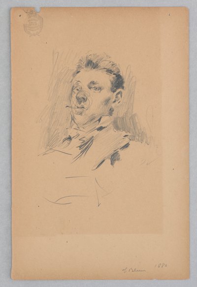 Zelfportret door Robert Frederick Blum