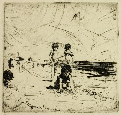 Souvenir van Coney Island door Robert Frederick Blum