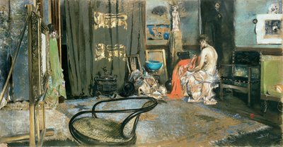 Atelier van Robert F. Blum door Robert Frederick Blum