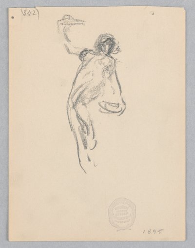 Studie voor een dansende vrouw, "Moods to Music," Mendelssohn Glee Club, New York, NY door Robert Frederick Blum