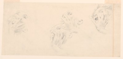 Studie voor een groep, “Vintage Festival,” Mendelssohn Glee Club, New York, NY door Robert Frederick Blum
