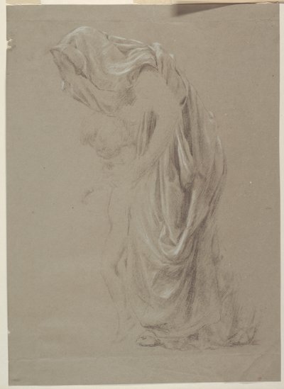 Studie voor een staande vrouw met kind, "Vintage Festival," Mendelssohn Glee Club, New York, NY door Robert Frederick Blum