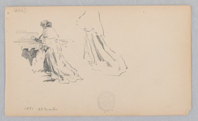 Vrouw door Robert Frederick Blum